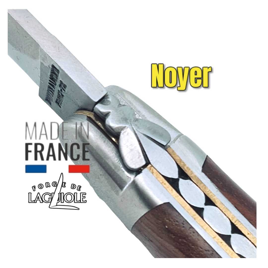 Couteau pliant Forge de Laguiole  forgé noyer double platines gamme Edition