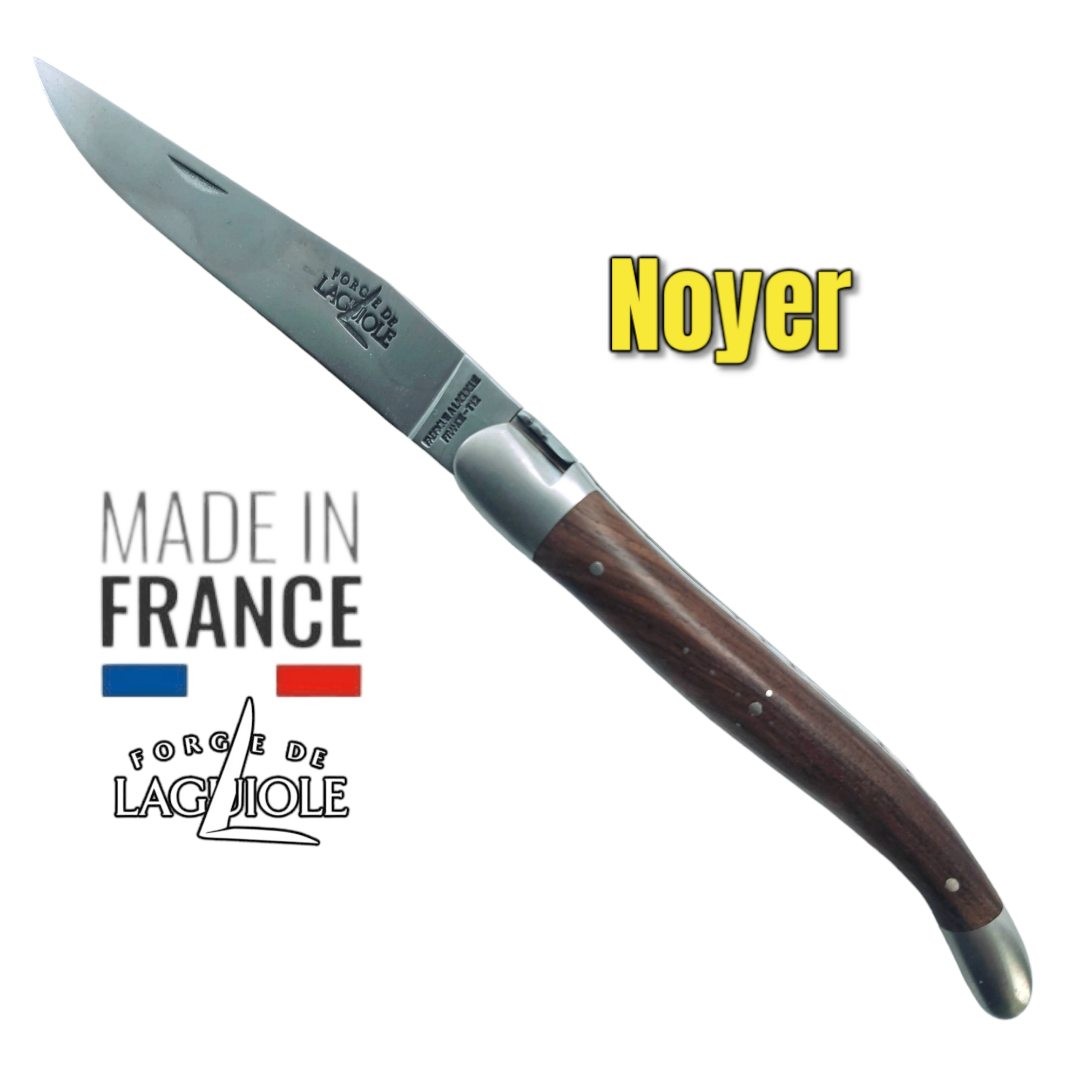 Couteau pliant Forge de Laguiole  forgé noyer double platines gamme Edition