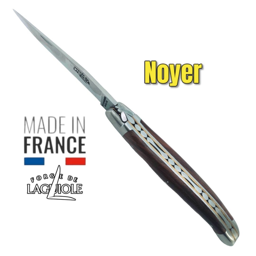 Couteau pliant Forge de Laguiole  forgé noyer double platines gamme Edition