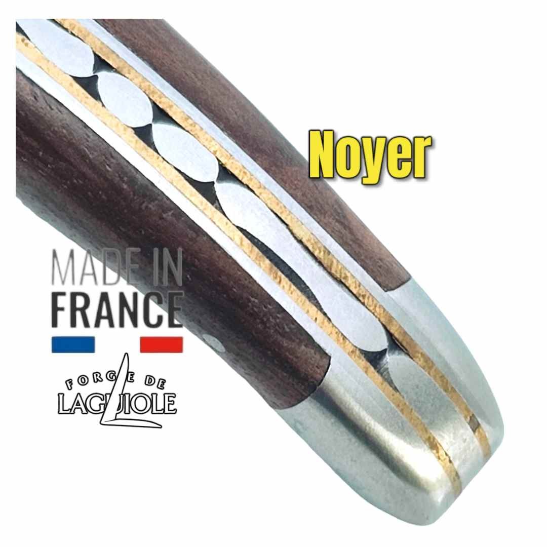 Couteau pliant Forge de Laguiole  forgé noyer double platines gamme Edition