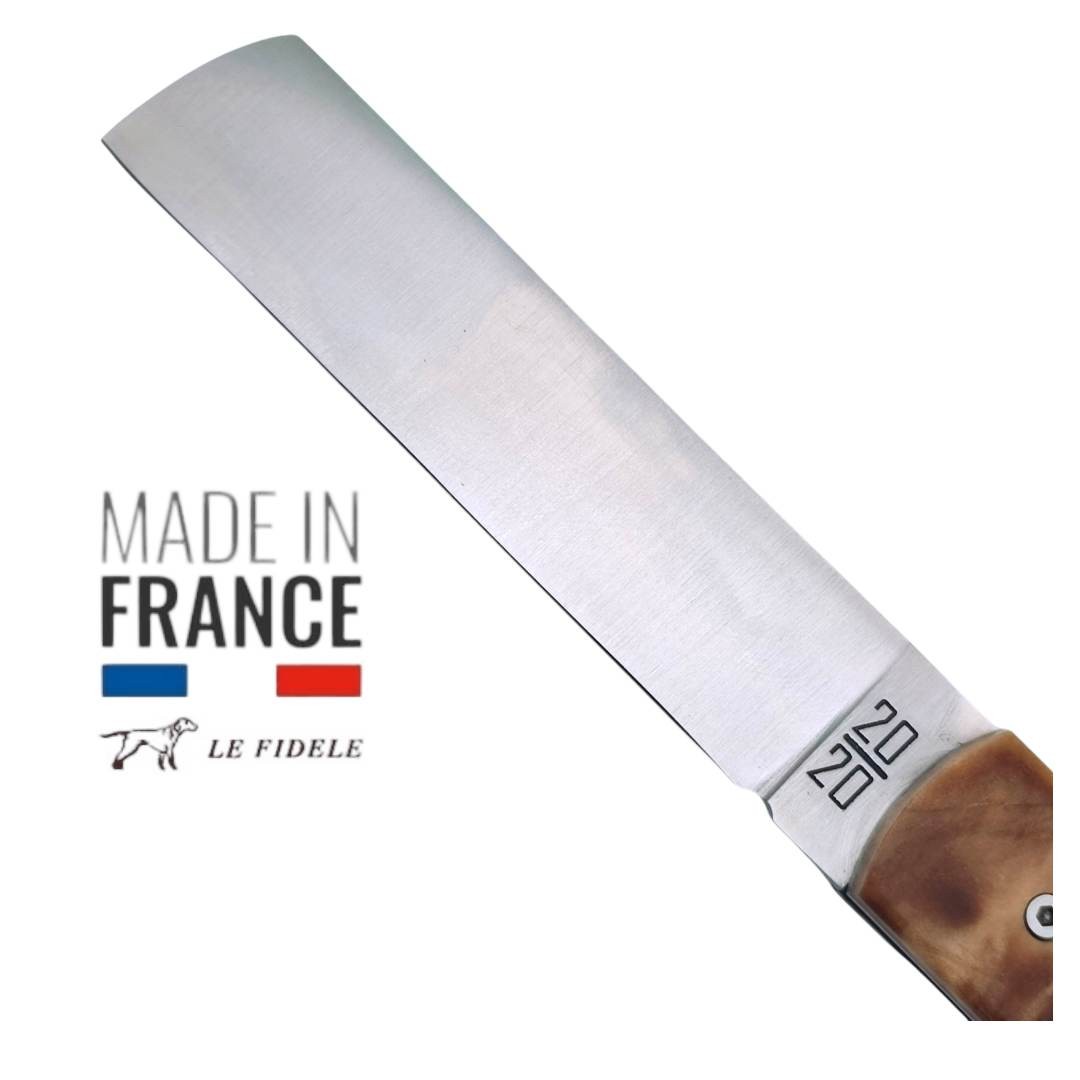 Couteau  20/20 Le Fidèle bois stabilisé bimatière collection éphémère